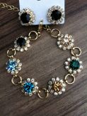 Conjunto brinco e pulseira